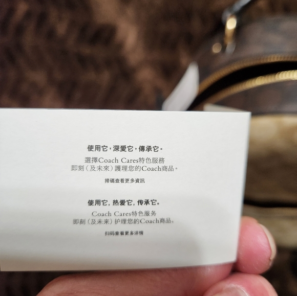 Coach Purse Backpack, NWT - Picture 10 of 14